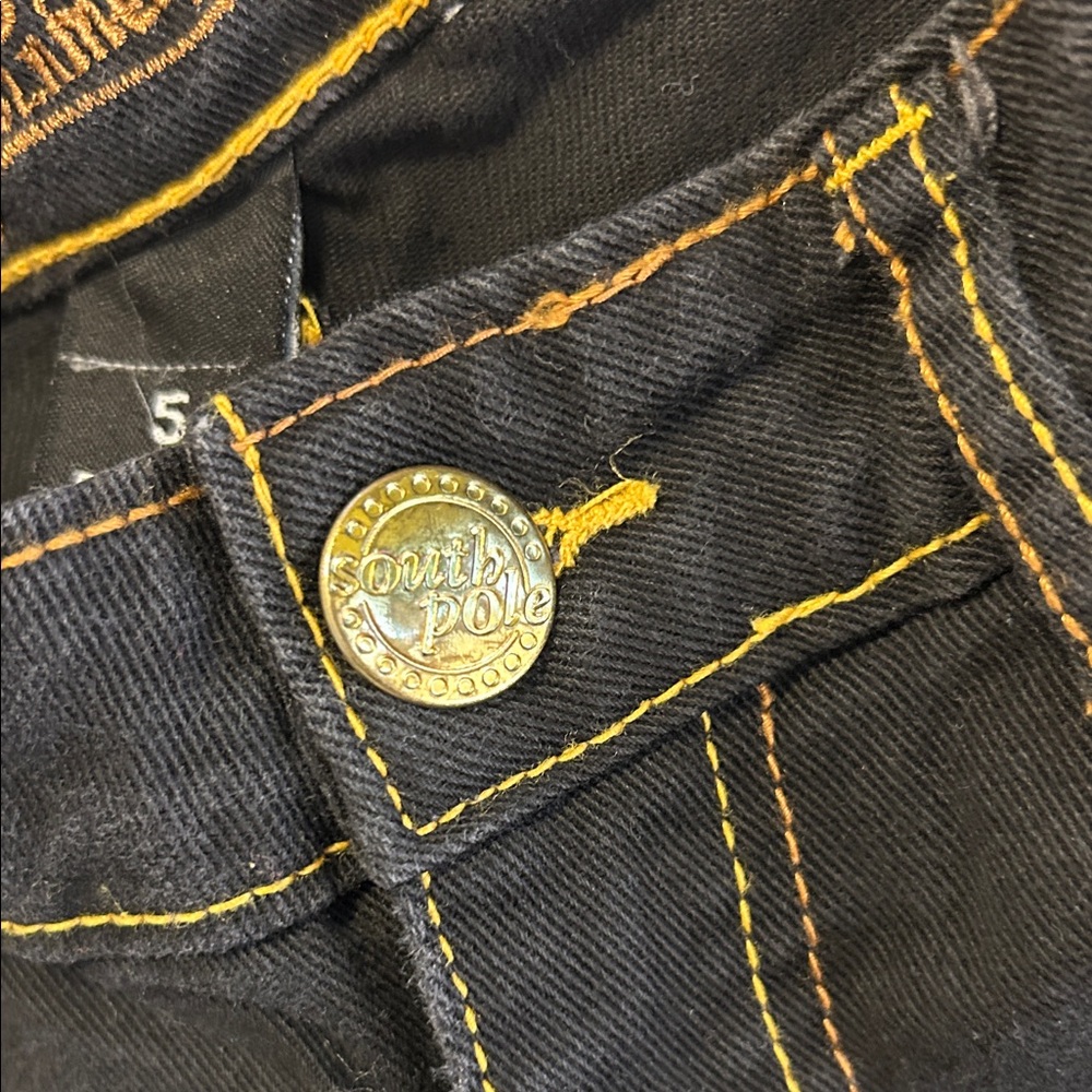 Y2K SouthPole Black Straightleg Jeans - Picture 7 of 15
